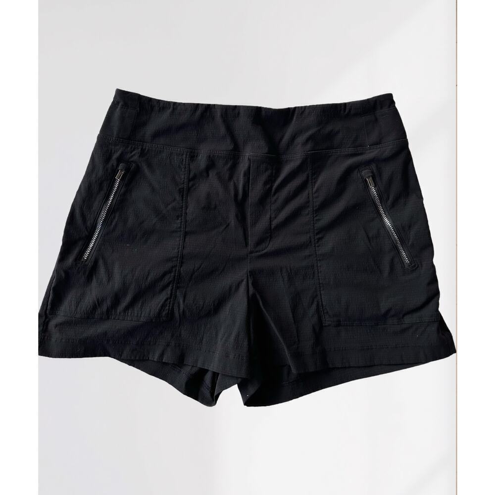 ATHLETA Trekkie North Mid-Rise Black Shorts, Size 8